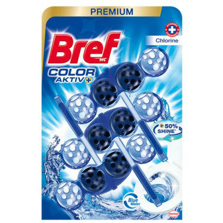 Bref Color Aktiv toalett illatosító és szagtalanító triopack többféle illatban 3 db/csomag