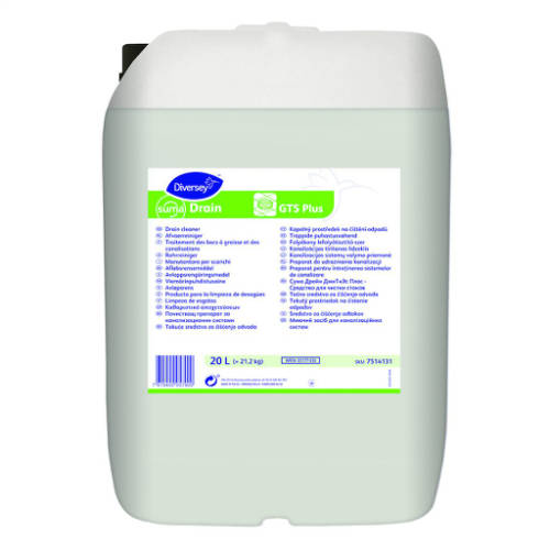 SUMA Drain GTS plus biológiai elven működő kanális tisztítószer 20 l
