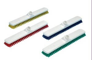 Padlósúroló kemény, piros 400x60x26 mm