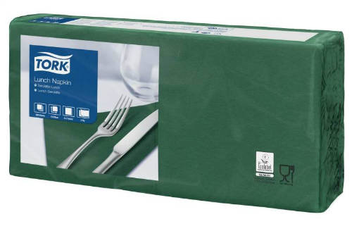 Tork zöld Lunch szalvéta 200 db/csomag