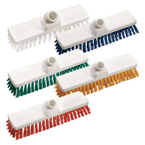 Padlósúroló kemény, piros 225x60x100 mm, 26 mm-es sörtékkel