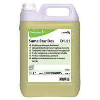 SUMA Star Des D1.55 fertőtlenítő hatású kézi mosogatószer 5 liter
