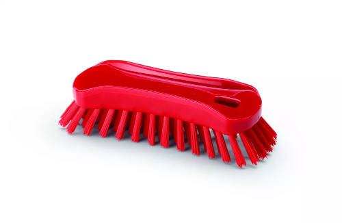 Igeax kézi ergonómikus súrolókefe közepes 180x65x55 mm piros