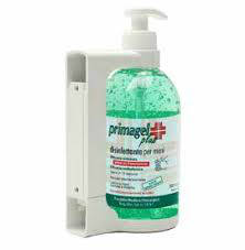 Fehér műanyag fali tartó 500 ml-es pumpás flakonhoz