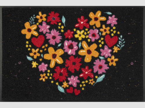Flower heart lábtörlő 50x75 cm
