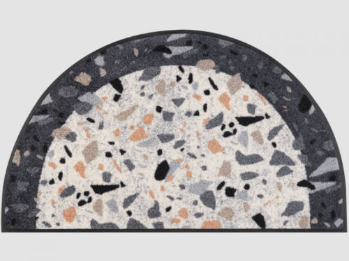 Round Terrazzo lábtörlő 50x85 cm