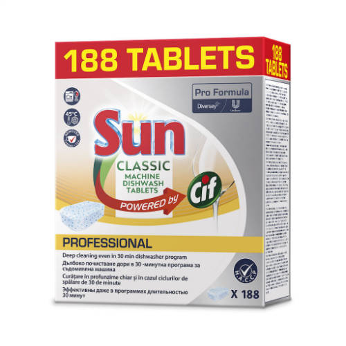 Sun Pro Formula Classic Tablets 188 db - Gépi mosogatótabletta 7615400813254