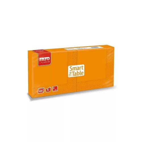 FATO koktélszalvéta 25x25 cm, 2 rétegű, narancs 100 db/csomag