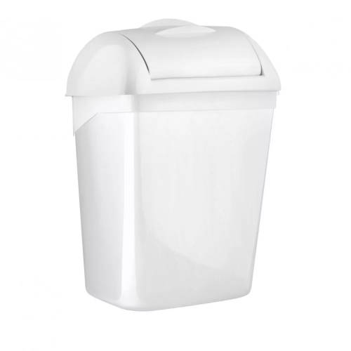Mar Plast falra is szerelhető fehér szemetes, intim tasak gyűjtő 8 liter