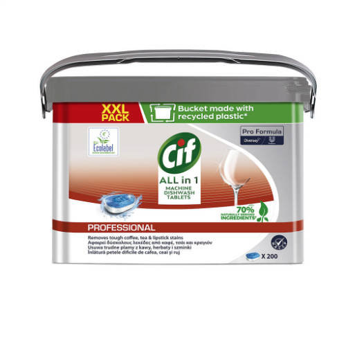 Cif Pro Formula All in 1 Tablets gépi mosogató tabletta 200 db/doboz