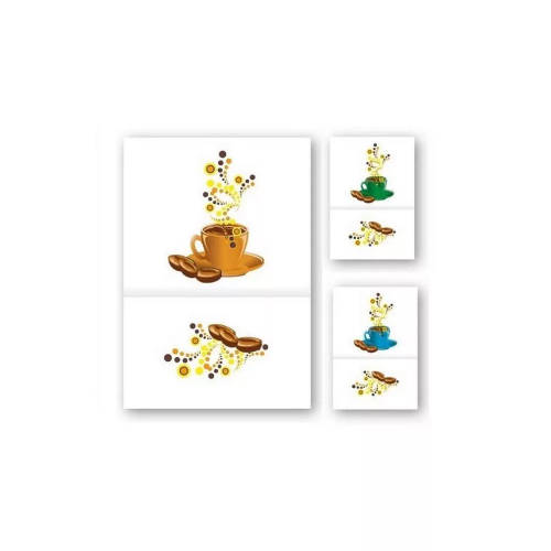 Fato bár szalvéta caffee corretto 17x17 cm 1 rétegű, 2.000 lap/karton