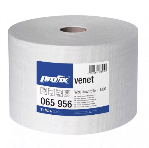 PROFIX Venet ipari törlőkendő, fehér, 1 rétegű, 500 lap/tekercs