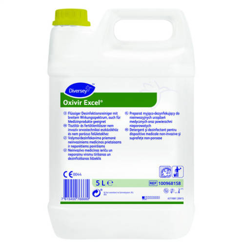 Oxivir Excel folyékony tisztító- és fertőtlenítőszer nem invazív orvostechnikai eszközökhöz 5 l
