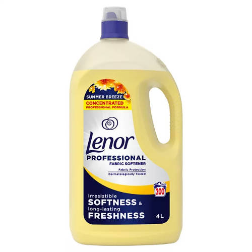 Lenor Professional Summer Breeze (sárga) textilöblítő 4 l