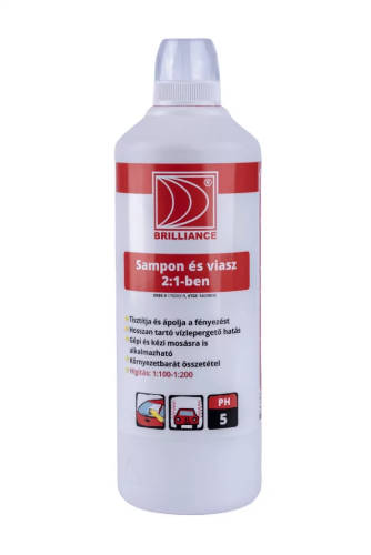 Brilliance autósampon és viasz 2:1 1 liter