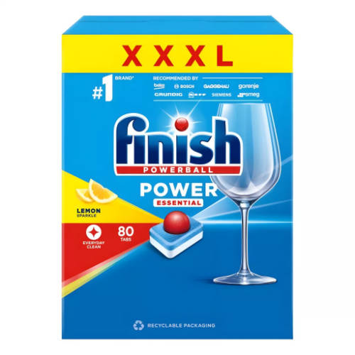 Finish Power Essential mosogatógép tabletta Lemon 80 db/doboz