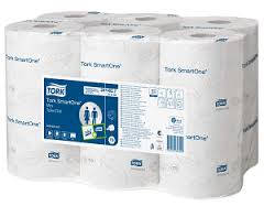 Tork SmartOne mini toalettpapír 2 rétegű, fehér, 12x620 lap/karton